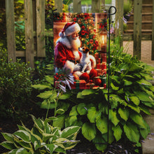 Load image into Gallery viewer, Jack Russell Terrier with Santa Garden Flag – Christmas Dog Yard Decor