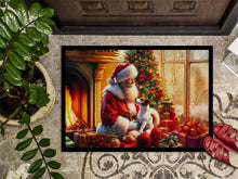 Load image into Gallery viewer, Jack Russell Terrier and Santa Claus Doormat
