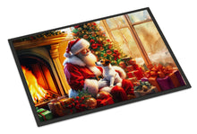 Load image into Gallery viewer, Jack Russell Terrier and Santa Claus Doormat
