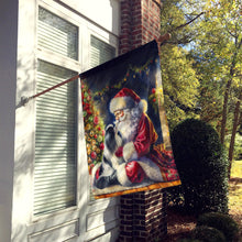 Load image into Gallery viewer, Japanese Chin and Santa Claus House Flag
