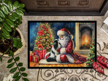 Load image into Gallery viewer, Japanese Chin and Santa Claus Doormat