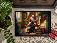 Load image into Gallery viewer, Labrador Retriever and Santa Claus Doormat-24x36 Indoor / Outdoor Rug | Made in USA