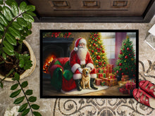 Load image into Gallery viewer, Labrador Retriever and Santa Claus Doormat-24x36 Indoor / Outdoor Rug | Made in USA