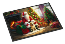 Load image into Gallery viewer, Labrador Retriever and Santa Claus Doormat-24x36 Indoor / Outdoor Rug | Made in USA