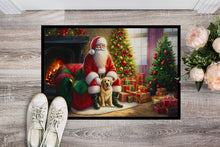Load image into Gallery viewer, Labrador Retriever and Santa Claus Doormat - 18X27 Indoor / Outdoor Rug | Made in USA