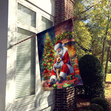 Load image into Gallery viewer, Lakeland Terrier and Santa Claus House Flag
