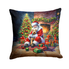 Load image into Gallery viewer, Lakeland Terrier and Santa Claus Throw Pillow
