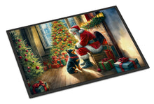 Load image into Gallery viewer, Lancashire Heeler and Santa Claus Doormat
