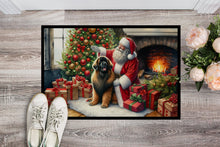 Load image into Gallery viewer, Leonberger and Santa Claus Doormat