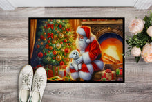 Load image into Gallery viewer, Maltese and Santa Claus Doormat-24x36 Indoor / Outdoor Rug | Made in USA