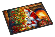 Load image into Gallery viewer, Maltese and Santa Claus Doormat-24x36 Indoor / Outdoor Rug | Made in USA
