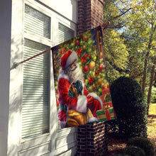 Load image into Gallery viewer, Mastiff and Santa Claus House Flag