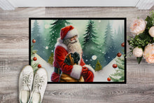 Load image into Gallery viewer, Mastiff and Santa Claus Doormat