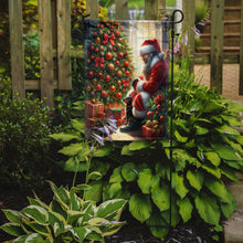 Load image into Gallery viewer, Miniature Pinscher with Santa Garden Flag – Christmas Dog Yard Decor