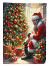 Load image into Gallery viewer, Miniature Pinscher with Santa Garden Flag – Christmas Dog Yard Decor