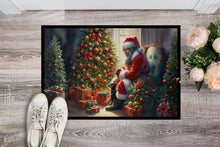 Load image into Gallery viewer, Miniature Pinscher and Santa Claus Doormat