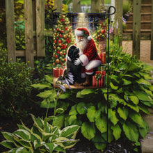 Load image into Gallery viewer, Newfoundland with Santa Garden Flag – Christmas Dog Yard Decor