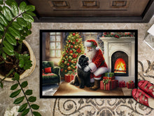 Load image into Gallery viewer, Newfoundland and Santa Claus Doormat-24x36 Indoor / Outdoor Rug | Made in USA