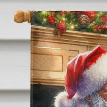 Load image into Gallery viewer, Norfolk Terrier and Santa Claus House Flag