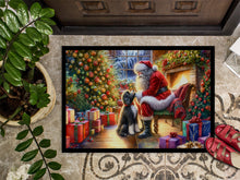 Load image into Gallery viewer, Portuguese Water Dog and Santa Claus Doormat