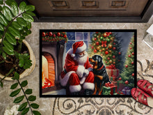 Load image into Gallery viewer, Rottweiler and Santa Claus Doormat