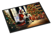Load image into Gallery viewer, Schnauzer and Santa Claus Doormat - 18X27 Indoor / Outdoor Rug | Made in USA