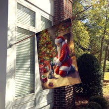 Load image into Gallery viewer, Scottish Terrier and Santa Claus House Flag