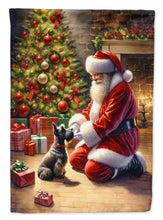 Load image into Gallery viewer, Scottish Terrier and Santa Claus House Flag