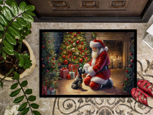 Load image into Gallery viewer, Scottish Terrier and Santa Claus Doormat