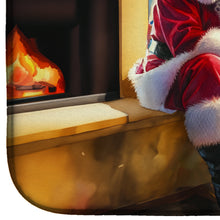 Load image into Gallery viewer, Shiba Inu and Santa Claus Dish Drying Mat