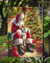 Load image into Gallery viewer, Shiba Inu with Santa Garden Flag – Christmas Dog Yard Decor