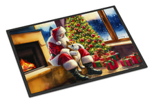 Load image into Gallery viewer, Shiba Inu and Santa Claus Doormat-24x36 Indoor / Outdoor Rug | Made in USA