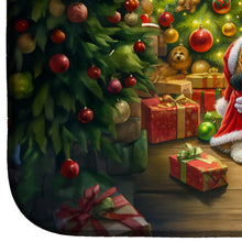 Load image into Gallery viewer, Shih Tzu and Santa Claus Dish Drying Mat