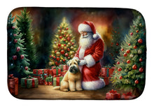 Load image into Gallery viewer, Wheaten Terrier and Santa Claus Dish Drying Mat