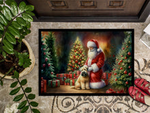 Load image into Gallery viewer, Wheaten Terrier and Santa Claus Doormat-24x36 Indoor / Outdoor Rug | Made in USA
