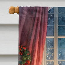 Load image into Gallery viewer, Vizsla and Santa Claus House Flag