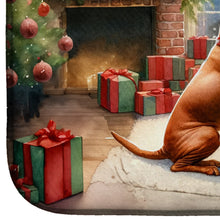 Load image into Gallery viewer, Vizsla and Santa Claus Dish Drying Mat