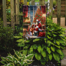 Load image into Gallery viewer, Vizsla with Santa Garden Flag – Christmas Dog Yard Decor