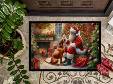 Load image into Gallery viewer, Vizsla and Santa Claus Doormat