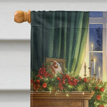 Load image into Gallery viewer, Weimaraner and Santa Claus House Flag