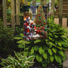 Load image into Gallery viewer, Weimaraner with Santa Garden Flag – Christmas Dog Yard Decor