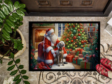 Load image into Gallery viewer, Weimaraner and Santa Claus Doormat