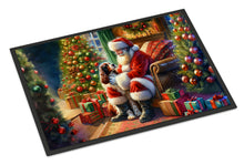 Load image into Gallery viewer, Welsh Springer Spaniel and Santa Claus Doormat