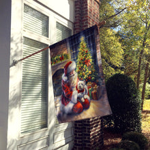 Load image into Gallery viewer, Westie and Santa Claus House Flag