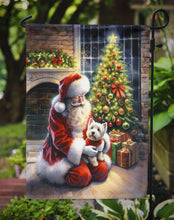 Load image into Gallery viewer, Westie with Santa Garden Flag – Christmas Dog Yard Decor