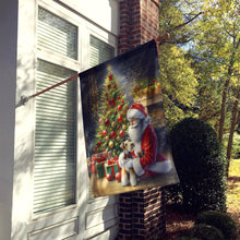 Load image into Gallery viewer, Fox Terrier and Santa Claus House Flag