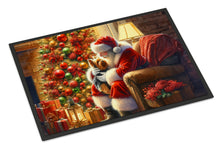 Load image into Gallery viewer, Yorkshire Terrier Yorkie and Santa Claus Doormat - 18X27 Indoor / Outdoor Rug | Made in USA