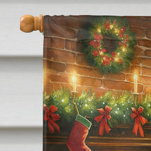 Load image into Gallery viewer, Yorkshire Terrier Yorkie and Santa Claus House Flag