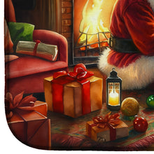 Load image into Gallery viewer, Yorkshire Terrier Yorkie and Santa Claus Dish Drying Mat