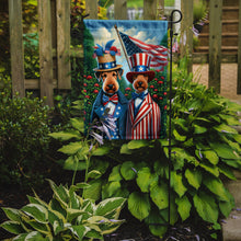 Load image into Gallery viewer, All American Airedale Terrier Garden Flag –  Dogs with American Flag Background by Caroline’s Treasures